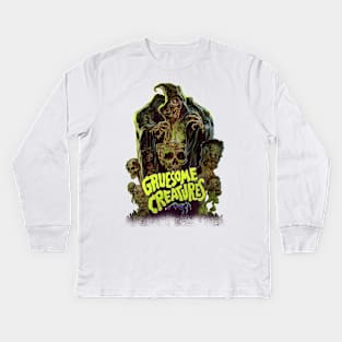 Gruesome Creatures Kids Long Sleeve T-Shirt